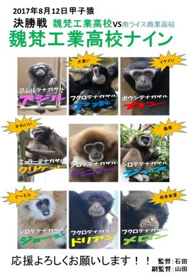 甲子猿　決勝組み合わせ